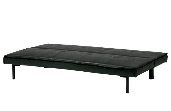 Woood, De Ekhoorn, sovesofa, sofa, nordisk stil, minimalistisk stil, kunstlær, Pu skinn, mørkegrå sofa grå sofa