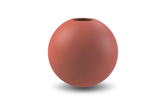 ball vase rust, cooee design