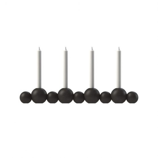 candlestick four candles, ballvase, cooee design