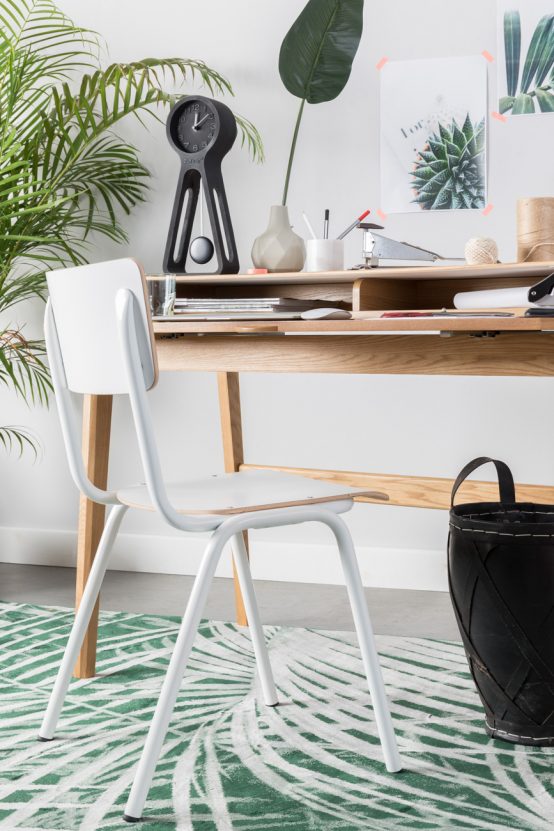 nordisk stil, retro klokke i ny drakt, klassisk klokke, Minimalistisk bordklokke, Zuiver, industriell klokke