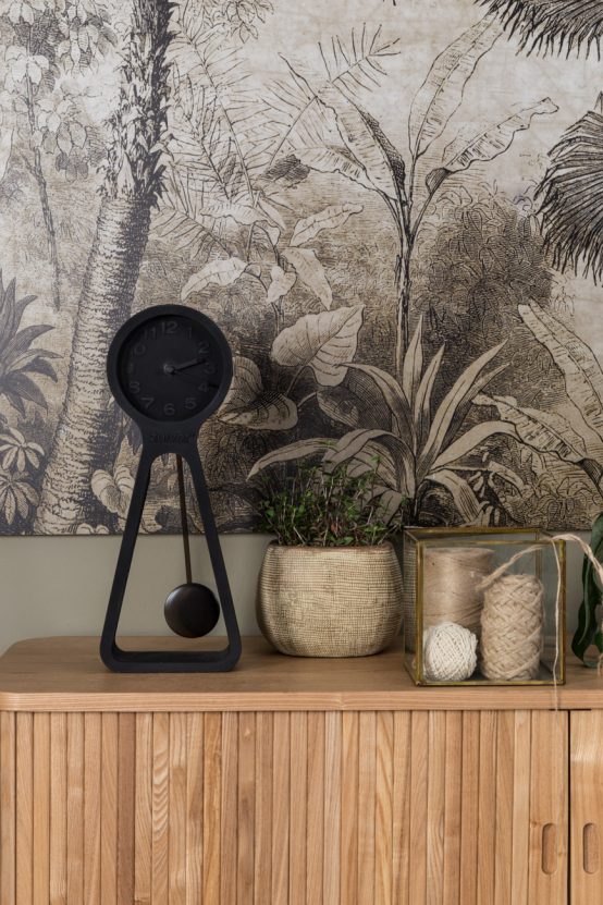 nordisk stil, retro klokke i ny drakt, klassisk klokke, Minimalistisk bordklokke, Zuiver, industriell klokke
