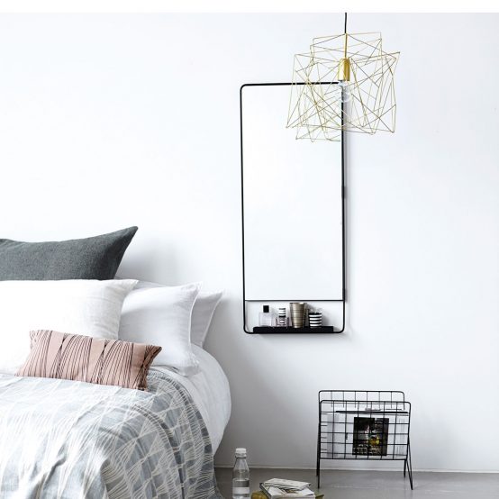 Chic speil med hylle House Doctor