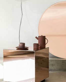 cube sidebord glassbord, speilbord Byon