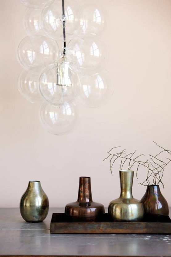 HouseDoctor, taklampe, diy lampe, glasskolber, diy kit, dansk design, nordisk stil