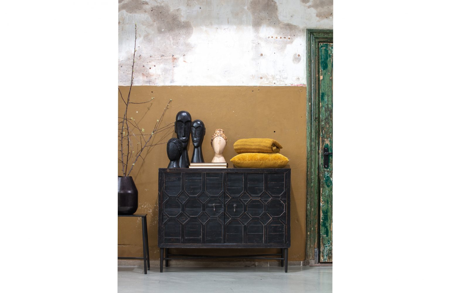 BEQUEST SIDEBOARD WOOD BLACK - designerhome.no
